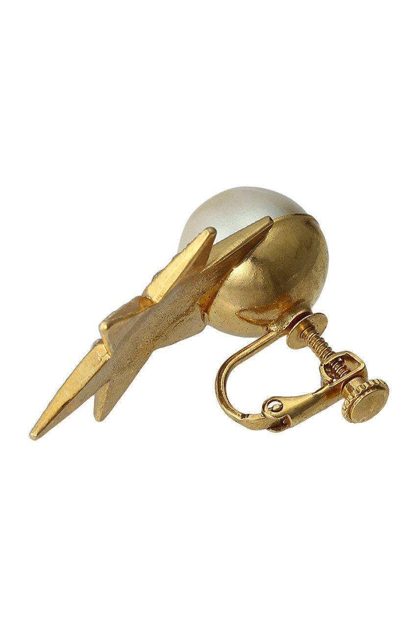 【アデル ビジュー/ADER bijoux】のSTARパールイヤリング 人気、トレンドファッション・服の通販 founy(ファニー) 　ファッション　Fashion　レディースファッション　Fashion for Women　ジュエリー　Jewelry　ファッションリング　Fashion Rings　イヤリング・フープ・ドロップタイプ　Hoop, Drop & Clip Earrings　イヤリング　Earrings　コレクション　Collection, Seasonal Line　パール　Pearl, Pearl Accent　メタル　Metal, Metal Parts　モチーフ　Motif, Design Theme　A/W・秋冬　Autumn/Winter　other-3|ID: prp329100003624301 ipo3291000000031396028