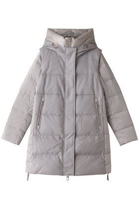 【デュノ/DUNO】のLALEH フーディー ミドルダウン 人気、トレンドファッション・服の通販 founy(ファニー) ファッション Fashion レディースファッション Fashion for Women アウター Coat / Outerwear Collection コート・ロングコート・ピーコート Long Coats, Peacoats & More サテン Satin, Glossy Fabric スタンド Stand Collar, Upright Stand ダウン Down, Puffer ベスト Vest, Waistcoat ミドル Middle Length, Mid Height |ID:prp329100003624311