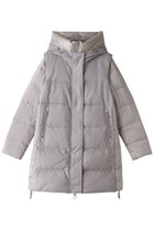 【デュノ/DUNO】のLALEH フーディー ミドルダウン 人気、トレンドファッション・服の通販 founy(ファニー) ファッション Fashion レディースファッション Fashion for Women アウター Coat / Outerwear Collection コート・ロングコート・ピーコート Long Coats, Peacoats & More サテン Satin, Glossy Fabric スタンド Stand Collar, Upright Stand ダウン Down, Puffer ベスト Vest, Waistcoat ミドル Middle Length, Mid Height thumbnail グレー|ID: prp329100003624311 ipo3291000000032913231