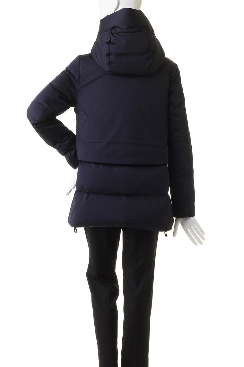 【デュノ/DUNO】のJULIA M フーディー ショートダウン 人気、トレンドファッション・服の通販 founy(ファニー) 　ファッション　Fashion　レディースファッション　WOMEN　アウター　Coat Outerwear　コート　Coats　コンパクト　Compact　サテン　Satin　ショート　Short　ジャケット　Jacket　スタンド　Stand　ダウン　Down　フラット　Flat　other-4|ID: prp329100003624312 ipo3291000000031396125