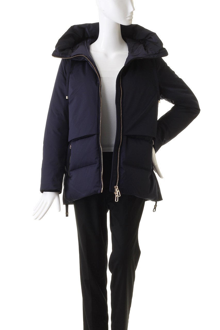【デュノ/DUNO】のJULIA M フーディー ショートダウン 人気、トレンドファッション・服の通販 founy(ファニー) 　ファッション　Fashion　レディースファッション　WOMEN　アウター　Coat Outerwear　コート　Coats　コンパクト　Compact　サテン　Satin　ショート　Short　ジャケット　Jacket　スタンド　Stand　ダウン　Down　フラット　Flat　other-7|ID: prp329100003624312 ipo3291000000031396131