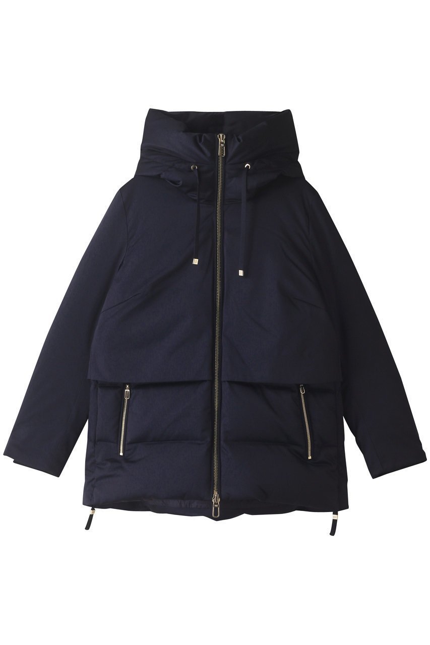 【デュノ/DUNO】のJULIA M フーディー ショートダウン 人気、トレンドファッション・服の通販 founy(ファニー) 　ファッション　Fashion　レディースファッション　Fashion for Women　アウター　Coat / Outerwear Collection　コート・ロングコート・ピーコート　Long Coats, Peacoats & More　コンパクト　Compact, Small Size　サテン　Satin, Glossy Fabric　ショート　Short, Short Length　ジャケット　Jacket, Outerwear　スタンド　Stand Collar, Upright Stand　ダウン　Down, Puffer　フラット　Flat, Flat Shoes　 other-1|ID: prp329100003624312 ipo3291000000032913316