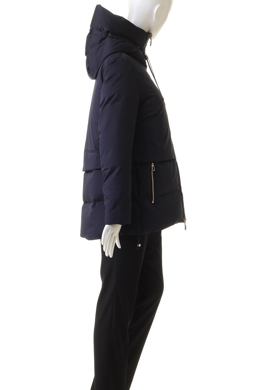 【デュノ/DUNO】のJULIA M フーディー ショートダウン 人気、トレンドファッション・服の通販 founy(ファニー) 　ファッション　Fashion　レディースファッション　Fashion for Women　アウター　Coat / Outerwear Collection　コート・ロングコート・ピーコート　Long Coats, Peacoats & More　コンパクト　Compact, Small Size　サテン　Satin, Glossy Fabric　ショート　Short, Short Length　ジャケット　Jacket, Outerwear　スタンド　Stand Collar, Upright Stand　ダウン　Down, Puffer　フラット　Flat, Flat Shoes　other-3|ID: prp329100003624312 ipo3291000000032913350