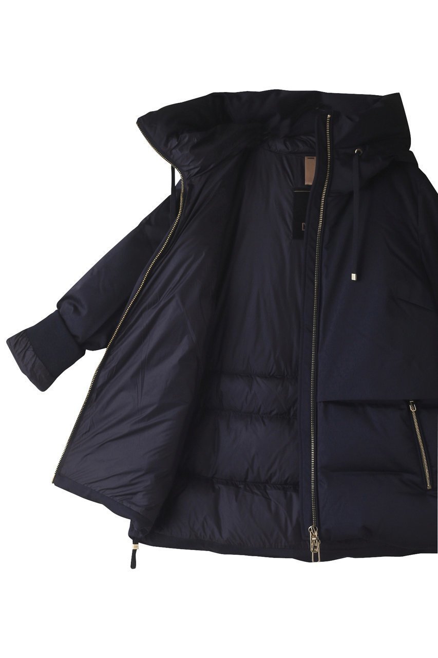 【デュノ/DUNO】のJULIA M フーディー ショートダウン 人気、トレンドファッション・服の通販 founy(ファニー) 　ファッション　Fashion　レディースファッション　Fashion for Women　アウター　Coat / Outerwear Collection　コート・ロングコート・ピーコート　Long Coats, Peacoats & More　コンパクト　Compact, Small Size　サテン　Satin, Glossy Fabric　ショート　Short, Short Length　ジャケット　Jacket, Outerwear　スタンド　Stand Collar, Upright Stand　ダウン　Down, Puffer　フラット　Flat, Flat Shoes　other-6|ID: prp329100003624312 ipo3291000000032913378