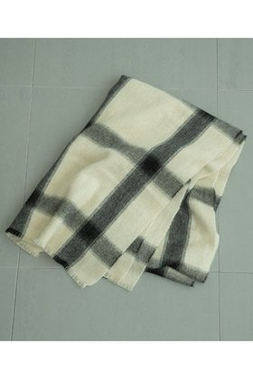 【カオス/Chaos】 【ASAUCE MELER】別注ヤク×アルパカシャンブレーストール〈チェック〉人気、トレンドファッション・服の通販 founy(ファニー) ファッション Fashion レディースファッション WOMEN ストール Scarves マフラー Mufflers ストール チェック ベビー マフラー 人気 別注 |ID:prp329100003624321