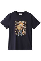 【メゾン キツネ/MAISON KITSUNE】のFOX CHAMPION レギュラーTシャツ ネイビー|ID:prp329100003624373