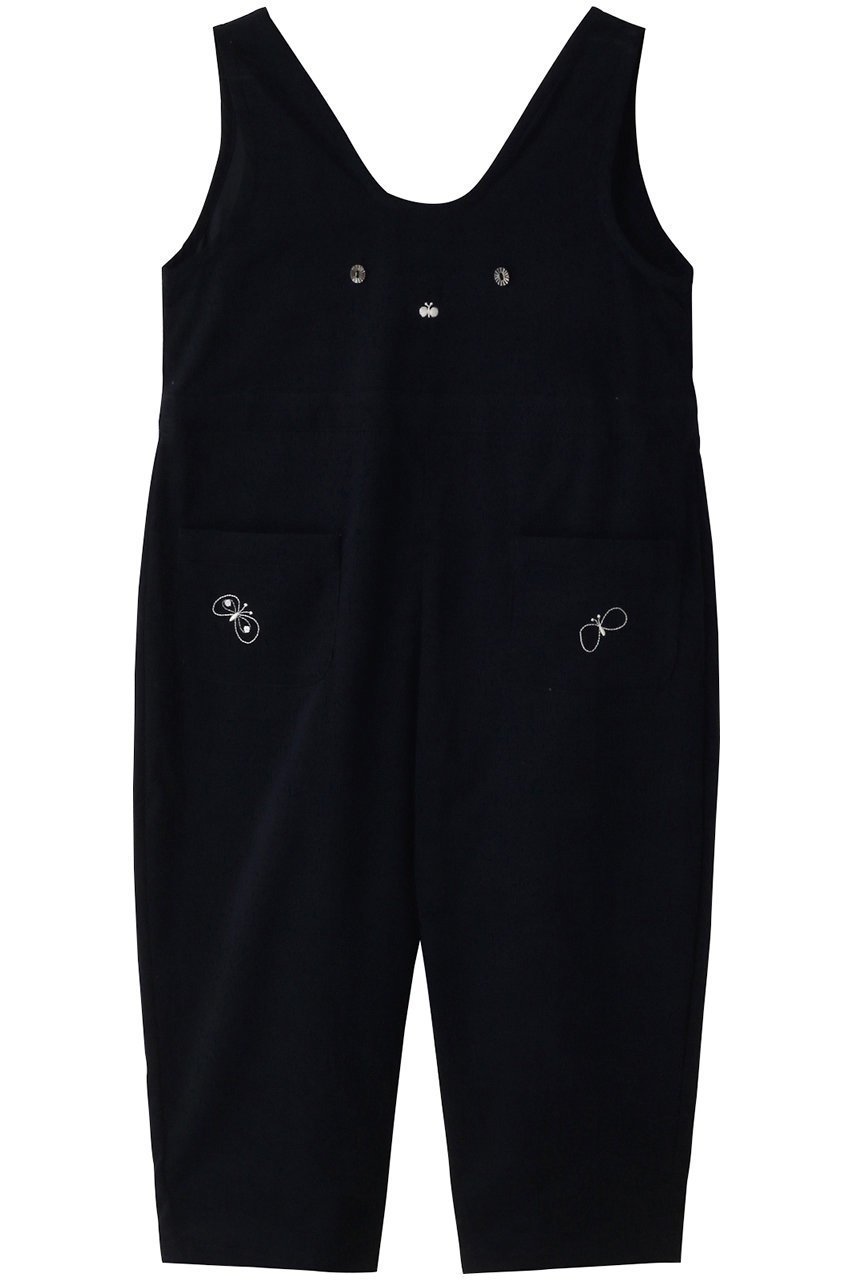 【ミナ ペルホネン/mina perhonen / KIDS】の【BABY&KIDS】chouchoサロペット ネイビー 100 インテリア・キッズ・メンズ・レディースファッション・服の通販 founy(ファニー) 　ファッション　Fashion　キッズファッション　Fashion for Kids　ボトムス　Bottoms　コーデュロイ　Corduroy, Cord Fabric　サロペット　Overalls, Salopette　フロント　Front, Front Design　ベビー　Baby, Babywear　ネイビー|ID: prp329100003624379 ipo3291000000036236259