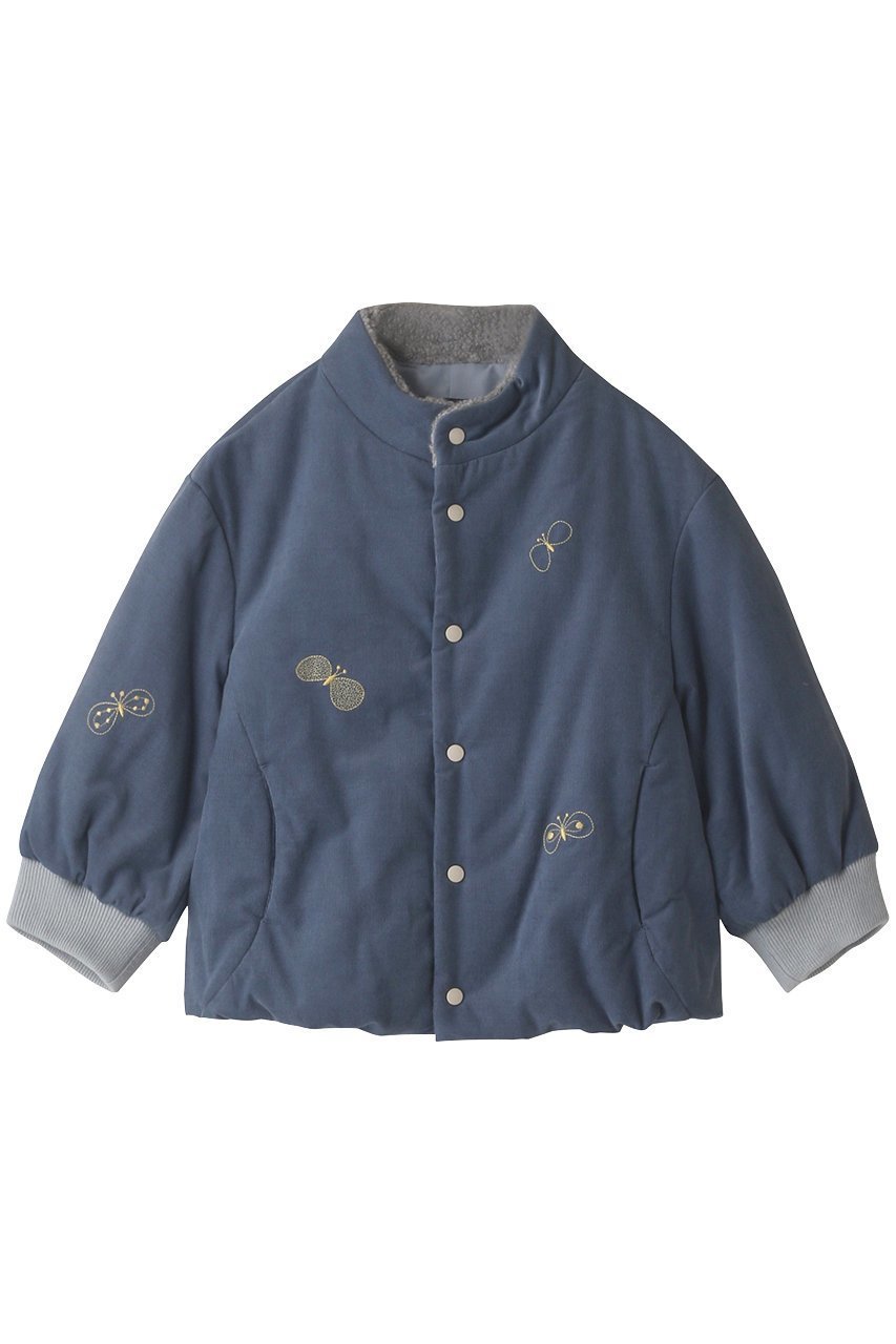 【ミナ ペルホネン/mina perhonen / KIDS】の【Kids】chouchoブルゾン インテリア・キッズ・メンズ・レディースファッション・服の通販 founy(ファニー) 　ファッション　Fashion　キッズファッション　Fashion for Kids　アウター　Coat Outerwear /Kids　ブルゾン　Blouson, Bomber Jacket　ブルー|ID: prp329100003624380 ipo3291000000032844885