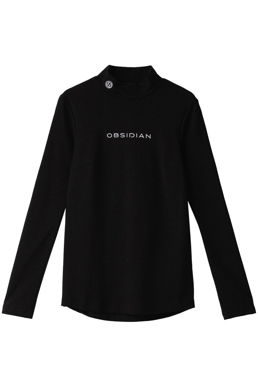 【オブシディアン/OBSIDIAN】のSUVIN PLATINUM HIGHNECK LONGSLEEVE PRINT インテリア・キッズ・メンズ・レディースファッション・服の通販 founy(ファニー) 　ファッション　Fashion　レディースファッション　WOMEN　トップス・カットソー　Tops/Tshirt　スポーツウェア　Sportswear　スポーツ トップス　Sports Tops　おすすめ　Recommend　なめらか　Smooth　シンプル　Simple　スタイリッシュ　Stylish　スポーツ　Sports　スリーブ　Sleeve　ハイネック　High Neck　ロング　Long　ブラック|ID: prp329100003624394 ipo3291000000023822704