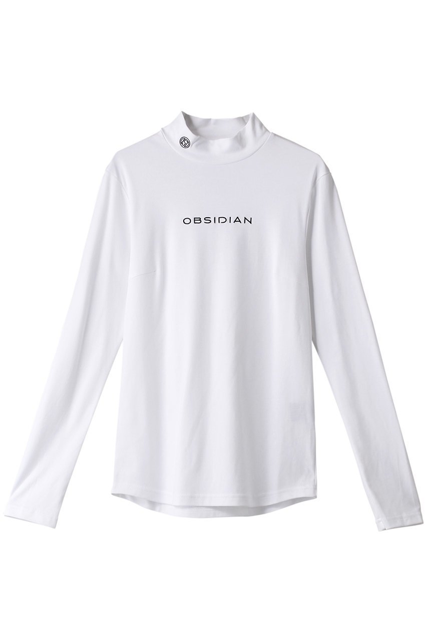 【オブシディアン/OBSIDIAN】のSUVIN PLATINUM HIGHNECK LONGSLEEVE PRINT インテリア・キッズ・メンズ・レディースファッション・服の通販 founy(ファニー) 　ファッション　Fashion　レディースファッション　WOMEN　トップス・カットソー　Tops/Tshirt　スポーツウェア　Sportswear　スポーツ トップス　Sports Tops　おすすめ　Recommend　なめらか　Smooth　シンプル　Simple　スタイリッシュ　Stylish　スポーツ　Sports　スリーブ　Sleeve　ハイネック　High Neck　ロング　Long　ホワイト|ID: prp329100003624394 ipo3291000000023822705