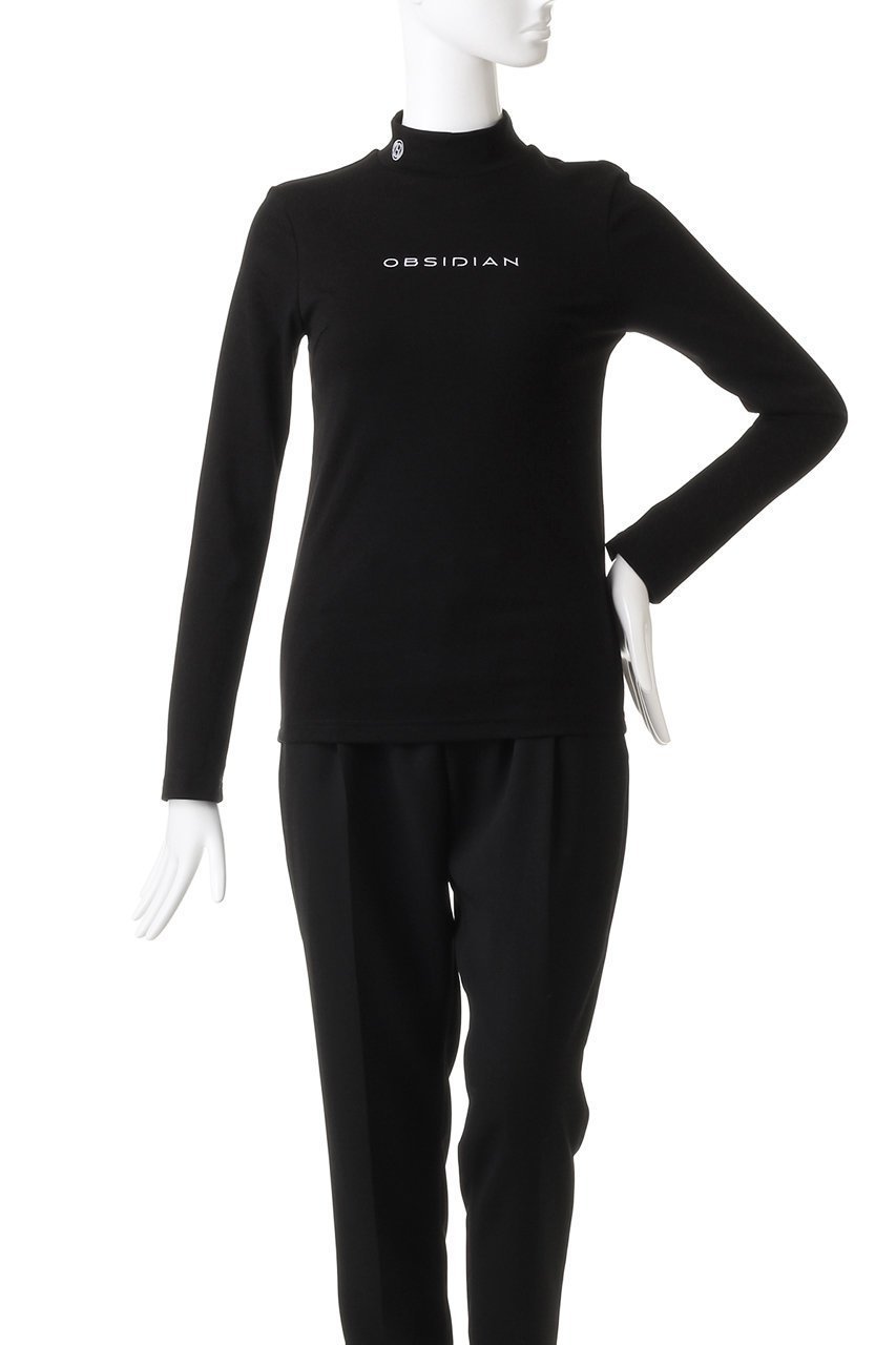 【オブシディアン/OBSIDIAN】のSUVIN PLATINUM HIGHNECK LONGSLEEVE PRINT 人気、トレンドファッション・服の通販 founy(ファニー) 　ファッション　Fashion　レディースファッション　Fashion for Women　トップス・カットソー　Cut & Sew Tops　スポーツウェア　Functional & Stylish Sportswear　スポーツ トップス　Athletic Tops / Workout Tops / Training Shirts　おすすめ　Recommended / Our Picks　なめらか　Smooth, Silky Texture　シンプル　Simple, Minimal　スタイリッシュ　Stylish, Fashionable　スポーツ　Sports, Activewear　スリーブ　Sleeve, Long Sleeve / Short Sleeve　ハイネック　High Neck, Mock Neck　ロング　Long, Long-Length　other-2|ID: prp329100003624394 ipo3291000000035396654