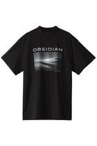 【オブシディアン/OBSIDIAN / MEN】の【MEN】PRINT MOCKNECK T ブラック|ID: prp329100003624401 ipo3291000000023822722