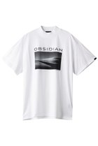 【オブシディアン/OBSIDIAN / MEN】の【MEN】PRINT MOCKNECK T ホワイト|ID: prp329100003624401 ipo3291000000023822723