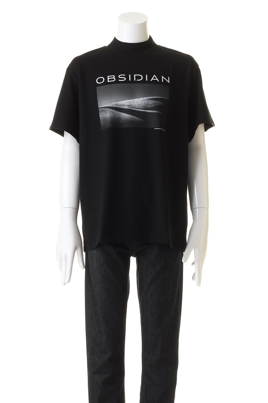 【オブシディアン/OBSIDIAN / MEN】の【MEN】PRINT MOCKNECK T 人気、トレンドファッション・服の通販 founy(ファニー) 　ファッション　Fashion　メンズファッション　Fashion for Men　トップス・カットソー　Cut & Sew Tops　メンズシャツ　Shirts　ショート　Short, Short Length　スリーブ　Sleeve, Long Sleeve / Short Sleeve　プリント　Print, Printed Pattern　モックネック　Mock Neck, Short Turtleneck　ラグジュアリー　Luxury, Elegant　エレガント 上品　Elegant　other-2|ID: prp329100003624401 ipo3291000000032805150