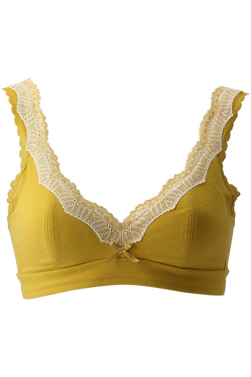 【キッドブルー/KID BLUE】の22起毛ベア天カップブラ インテリア・キッズ・メンズ・レディースファッション・服の通販 founy(ファニー) 　ファッション　Fashion　レディースファッション　Fashion for Women　下着・ランジェリー　Lingerie & Intimates　ブラジャー・ランジェリーブラ　Bras / Lingerie Bras　おすすめ　Recommended / Our Picks　セットアップ　Set-Up, Coordinated Outfit　ブラジャー　Bra, Lingerie　ラップ　Wrap, Wrap Design　ランジェリー　Lingerie, Intimate Wear　レース　Lace, Lace Fabric　ワイヤー　Wire, Wired Bra　再入荷　Restock / Back in Stock　A/W・秋冬　Autumn/Winter　イエロー|ID: prp329100003624496 ipo3291000000035659314