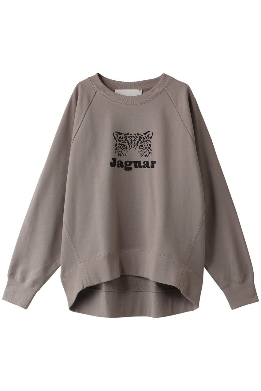 【プルミエ アロンディスモン/1er Arrondissement】の【SOLto】別注スウェットプルオーバー(Jaguar) 人気、トレンドファッション・服の通販 founy(ファニー) 　ファッション　Fashion　レディースファッション　WOMEN　トップス・カットソー　Tops/Tshirt　シャツ/ブラウス　Shirts/Blouses　パーカ　Sweats　ロング / Tシャツ　T-Shirts　プルオーバー　Pullover　スウェット　Sweat　カットソー　Cut and Sewn　イラスト　Illustration　シンプル　Simple　ロング　Long　別注　Special Order　 other-1|ID: prp329100003624805 ipo3291000000023823900