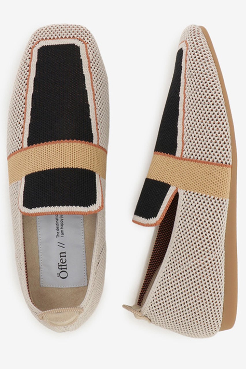 【オッフェン/Offen】のsquare-OPPEN インテリア・キッズ・メンズ・レディースファッション・服の通販 founy(ファニー) 　ファッション　Fashion　レディースファッション　Fashion for Women　おすすめ　Recommended / Our Picks　カラフル　Colorful Design　クッション　Cushion, Throw Pillow　シューズ　Shoes, Footwear　フラット　Flat, Flat Shoes　ベーシック　Basic, Essential　軽量　Lightweight, Ultra Light　BEIGE & BLACK|ID: prp329100003624884 ipo3291000000035615079