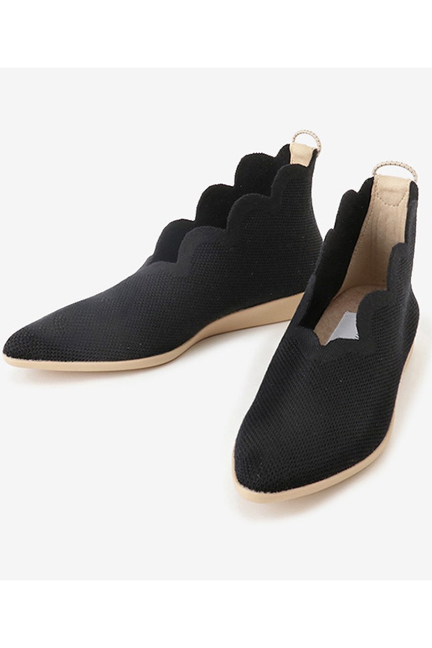 【オッフェン/Offen】のpointedboots-SCALLOP インテリア・キッズ・メンズ・レディースファッション・服の通販 founy(ファニー) 　ファッション　Fashion　レディースファッション　Fashion for Women　クッション　Cushion, Throw Pillow　軽量　Lightweight, Ultra Light　ショート　Short, Short Length　スカラップ　Scallop, Scalloped Edge　ソックス　Socks, Hosiery　タイツ　Tights, Legwear　定番　Standard, Basic Item　人気　Popular, Best Seller　バランス　Balance, Style Balance　ミックス　Mix, Mixed Style　無地　Plain, Solid Color　おすすめ　Recommended / Our Picks　エレガント 上品　Elegant　BLACK|ID: prp329100003624885 ipo3291000000032871906