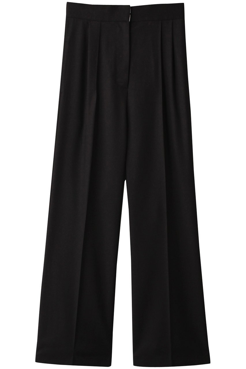 【リムアーク/RIM.ARK】のDouble tuck slacks/スラックス/パンツ インテリア・キッズ・メンズ・レディースファッション・服の通販 founy(ファニー) 　ファッション　Fashion　レディースファッション　Fashion for Women　パンツ　Pants & Trousers　おすすめ　Recommended / Our Picks　シンプル　Simple, Minimal　ストレート　Straight, Straight Cut　スラックス　Slacks, Dress Pants　ブラック|ID: prp329100003624889 ipo3291000000032921460