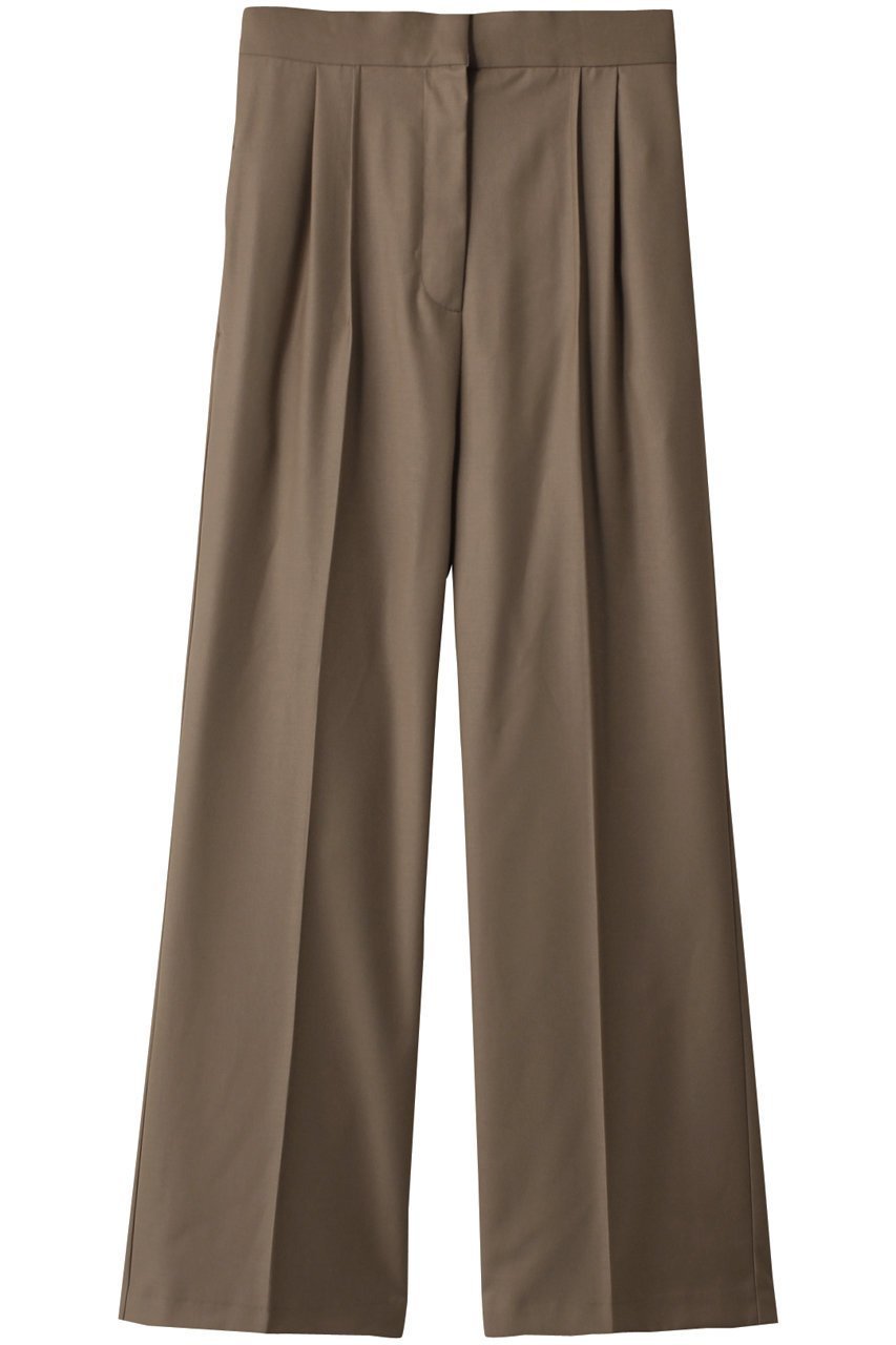 【リムアーク/RIM.ARK】のDouble tuck slacks/スラックス/パンツ インテリア・キッズ・メンズ・レディースファッション・服の通販 founy(ファニー) 　ファッション　Fashion　レディースファッション　Fashion for Women　パンツ　Pants & Trousers　おすすめ　Recommended / Our Picks　シンプル　Simple, Minimal　ストレート　Straight, Straight Cut　スラックス　Slacks, Dress Pants　ライトブラウン|ID: prp329100003624889 ipo3291000000032921469