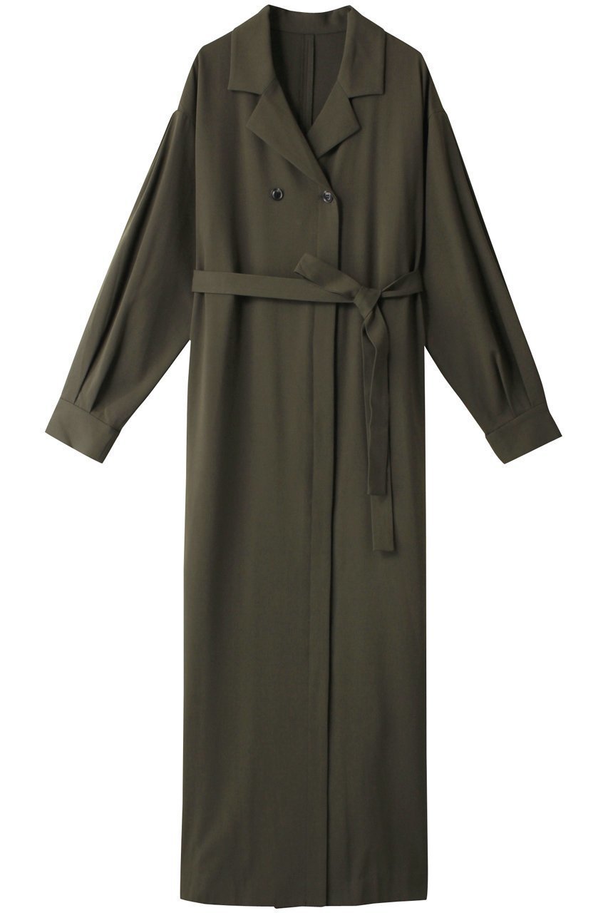 【リムアーク/RIM.ARK】のCoat like long OP/ワンピース インテリア・キッズ・メンズ・レディースファッション・服の通販 founy(ファニー) ファッション Fashion レディースファッション Fashion for Women アウター Coat / Outerwear Collection コート・ロングコート・ピーコート Long Coats, Peacoats & More ワンピース Dresses チュニック Tunic Tops & Dresses アシンメトリー Asymmetrical Style チュニック Tunic, Long Top マキシ Maxi, Full Length ロング Long, Long-Length 旅行 Travel 羽織 Haori, Light Jacket カーキ|ID: prp329100003624891 ipo3291000000032855875