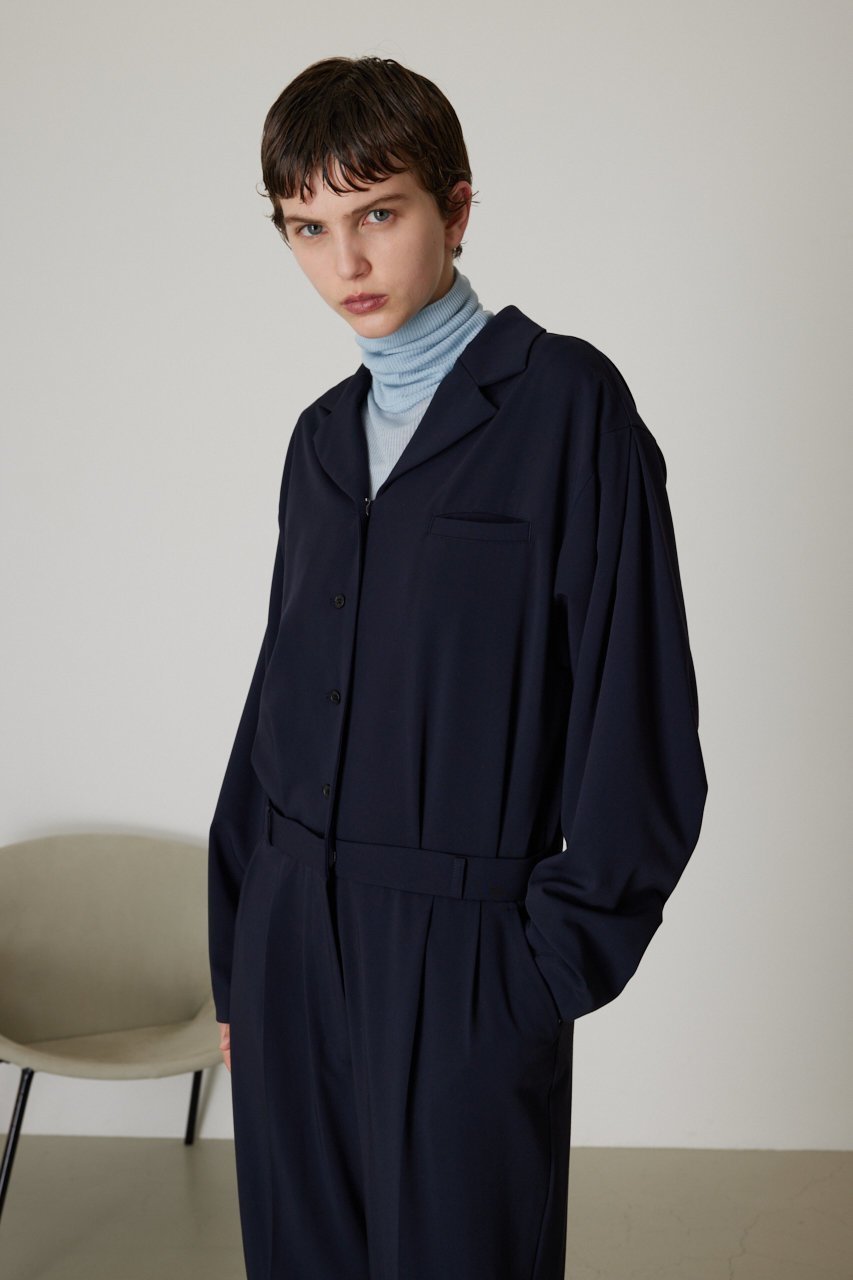 【リムアーク/RIM.ARK】のMannish jump suit/ジャンプスーツ 人気、トレンドファッション・服の通販 founy(ファニー) 　ファッション　Fashion　レディースファッション　Fashion for Women　パンツ　Pants & Trousers　スーツ　Suit, Formalwear　バランス　Balance, Style Balance　ブラウジング　Blouson Silhouette, Cinched Waist　マニッシュ　Mannish, Boyish　エレガント 上品　Elegant　other-6|ID: prp329100003624892 ipo3291000000032921617