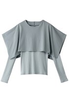 リムアーク/RIM.ARK】のRib layered cut tops/トップス | 人気