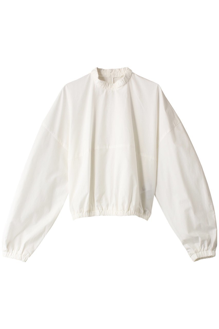 【リムアーク/RIM.ARK】のRound sleeve blouse/ブラウス 人気、トレンドファッション・服の通販 founy(ファニー) 　ファッション　Fashion　レディースファッション　WOMEN　トップス・カットソー　Tops/Tshirt　シャツ/ブラウス　Shirts/Blouses　なめらか　Smooth　ギャザー　Gather　コンパクト　Compact　スリーブ　Sleeve　タイプライター　Typewriter　ラウンド　Round　ロング　Long　 other-1|ID: prp329100003624894 ipo3291000000029974923