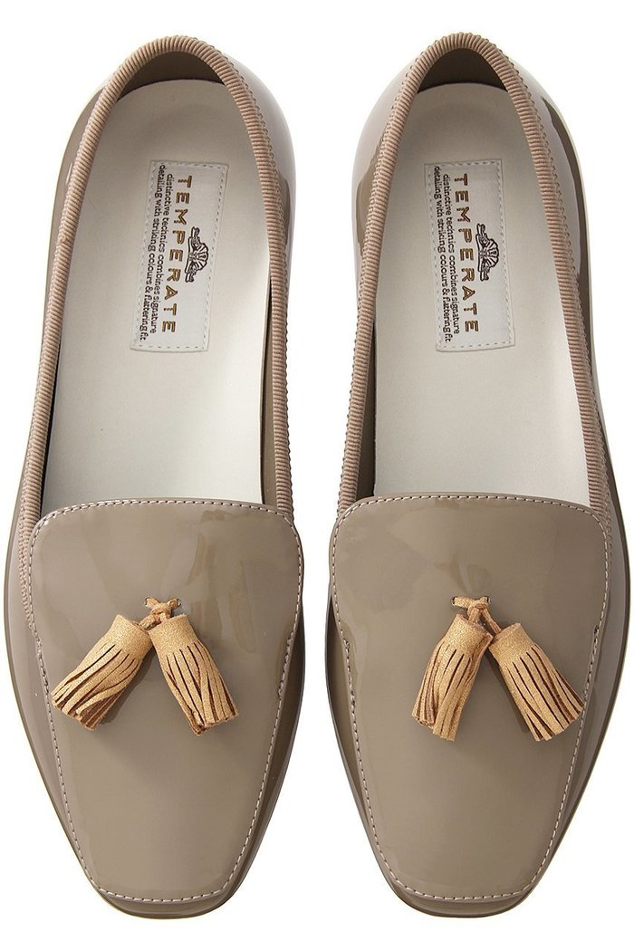 【テンパレイト/TEMPERATE】のNOAH バイカラータッセル スリッポン(レイン対応) インテリア・キッズ・メンズ・レディースファッション・服の通販 founy(ファニー) https://founy.com/ ファッション Fashion レディースファッション Fashion for Women エナメル Patent Leather シューズ Shoes, Footwear スリッポン Slip-On, Loafer タッセル Tassel, Fringe ラバー Rubber, Rubber Sole レイン Rain, Rainproof 抗菌 Antibacterial, Bacteria-Resistant |ID: prp329100003624912 ipo3291000000032772036