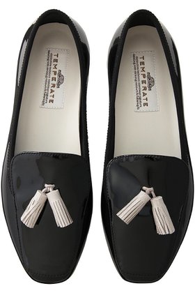 【テンパレイト/TEMPERATE】 NOAH バイカラータッセル スリッポン(レイン対応)人気、トレンドファッション・服の通販 founy(ファニー) ファッション Fashion レディースファッション Fashion for Women エナメル Patent Leather シューズ Shoes, Footwear スリッポン Slip-On, Loafer タッセル Tassel, Fringe ラバー Rubber, Rubber Sole レイン Rain, Rainproof 抗菌 Antibacterial, Bacteria-Resistant |ID:prp329100003624912