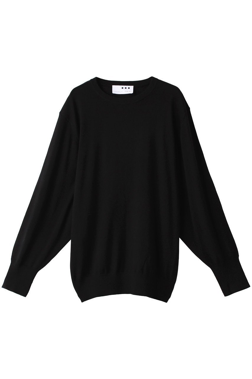 【スリー ドッツ/three dots】のメリノスーパーファイン ドルマンスリーブ インテリア・キッズ・メンズ・レディースファッション・服の通販 founy(ファニー) 　ファッション　Fashion　レディースファッション　Fashion for Women　トップス・カットソー　Cut & Sew Tops　ニット　Knit Tops & Sweaters　カジュアルプルオーバー・ニットトップス　Pullovers & Knit Tops / Casual Pullovers　シアー　Sheer, See-Through　シンプル　Simple, Minimal　ブラック|ID: prp329100003625093 ipo3291000000036141279