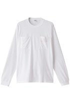 【バウト/BOWTE】のCOTTON 2ポケット BOYS ロゴ ロングスリーブ Tシャツ ホワイト|ID:prp329100003625103