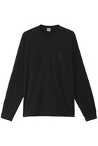 【バウト/BOWTE】のCOTTON 2ポケット BOYS ロゴ ロングスリーブ Tシャツ ブラック|ID:prp329100003625103