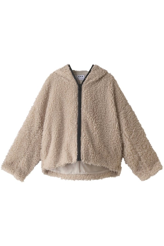【スリー ドッツ/three dots】のエアリープードル ブルゾン インテリア・キッズ・メンズ・レディースファッション・服の通販 founy(ファニー) https://founy.com/ ファッション Fashion レディースファッション Fashion for Women アウター Coat / Outerwear Collection レディースジャケット・軽アウター Jackets ブルゾンジャケット・スポーティアウター Blouson Jackets シンプル Simple, Minimal ジャケット Jacket, Outerwear パイピング Piping, Trim Design フェイクファー Faux Fur, Imitation Fur フェイクレザー Faux Leather, PU Leather ブルゾン Blouson, Bomber Jacket モコモコ Fuzzy, Fluffy |ID: prp329100003625149 ipo3291000000032963282