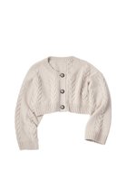 【デイジーリン/DAISY LIN】のふわとろ Daisy Cashmere Cardigan 人気、トレンドファッション・服の通販 founy(ファニー) ファッション Fashion レディースファッション Fashion for Women トップス・カットソー Cut & Sew Tops ニット Knit Tops & Sweaters カーディガン・羽織り Layered Style Cardigans カーディガン Cardigan, Knitwear クロップド Cropped, Short Length 秋 Autumn thumbnail パウダーベージュ|ID: prp329100003625212 ipo3291000000032915431