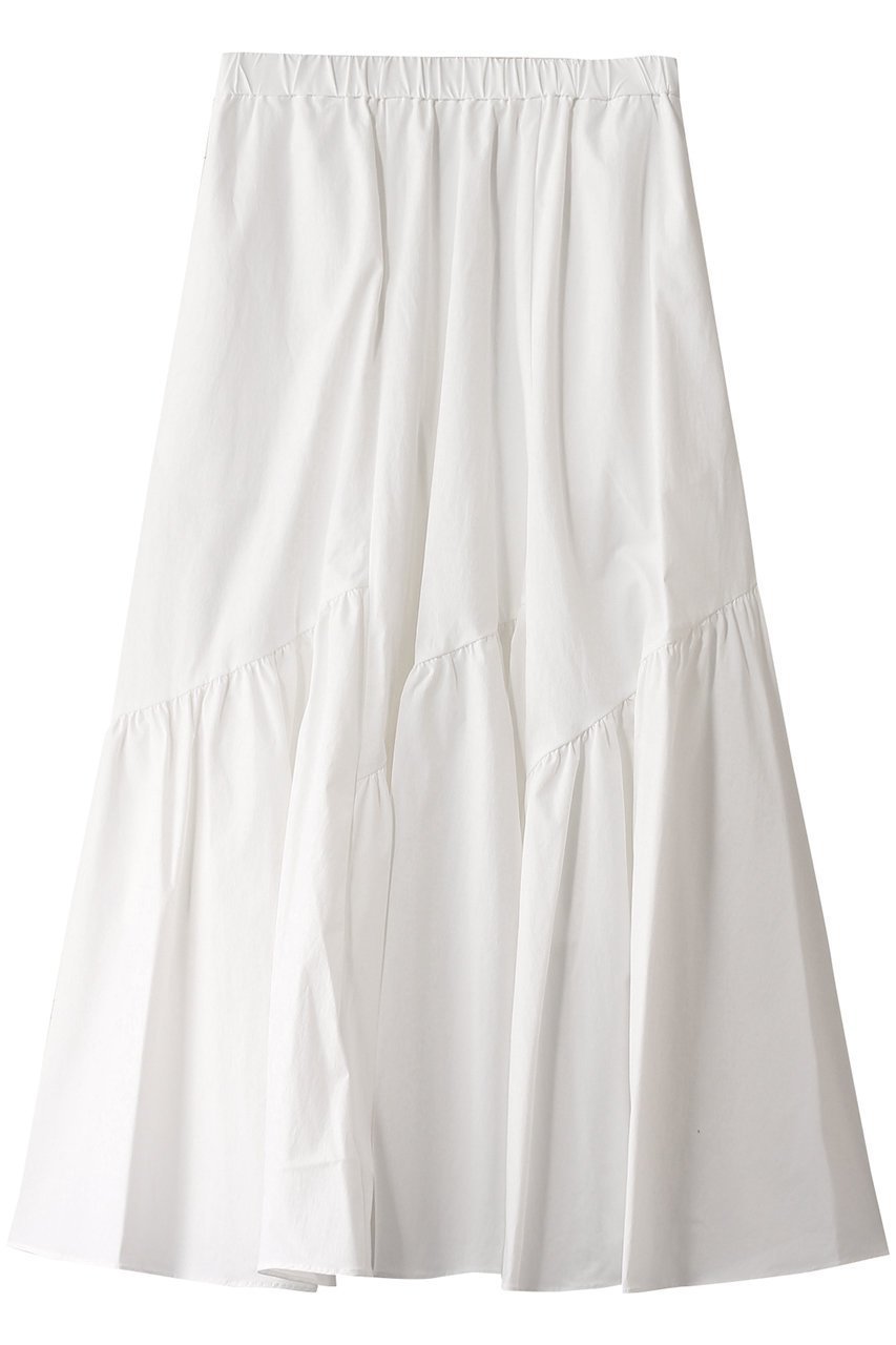 【ハウス オブ ロータス/HOUSE OF LOTUS】のナイロンタスランティアードスカート インテリア・キッズ・メンズ・レディースファッション・服の通販 founy(ファニー) 　ファッション　Fashion　レディースファッション　Fashion for Women　スカート　Skirts　ティアードスカート　Tiered Skirts　イレギュラー　Irregular Design　ギャザー　Gathered, Ruffled　ストレッチ　Stretch, Stretchy Fabric　バイアス　Bias, Diagonal Cut　ビンテージ　Vintage, Retro Style　ロング　Long, Long-Length　ワッシャー　Washer, Crinkled Finish　オフホワイト1|ID: prp329100003625298 ipo3291000000035691125