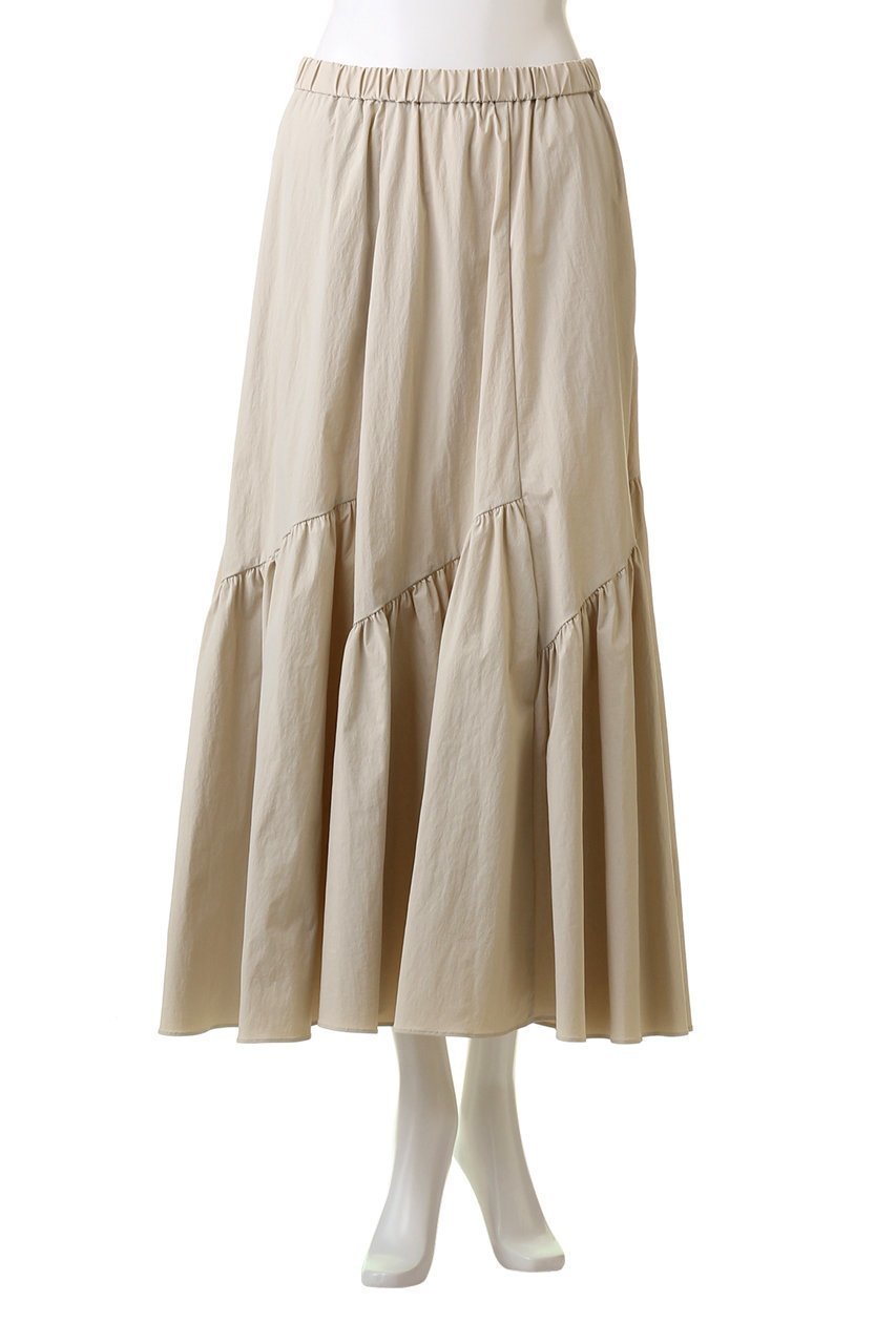 【ハウス オブ ロータス/HOUSE OF LOTUS】のナイロンタスランティアードスカート 人気、トレンドファッション・服の通販 founy(ファニー) 　ファッション　Fashion　レディースファッション　Fashion for Women　スカート　Skirts　ティアードスカート　Tiered Skirts　イレギュラー　Irregular Design　ギャザー　Gathered, Ruffled　ストレッチ　Stretch, Stretchy Fabric　バイアス　Bias, Diagonal Cut　ビンテージ　Vintage, Retro Style　ロング　Long, Long-Length　ワッシャー　Washer, Crinkled Finish　other-2|ID: prp329100003625298 ipo3291000000035691126