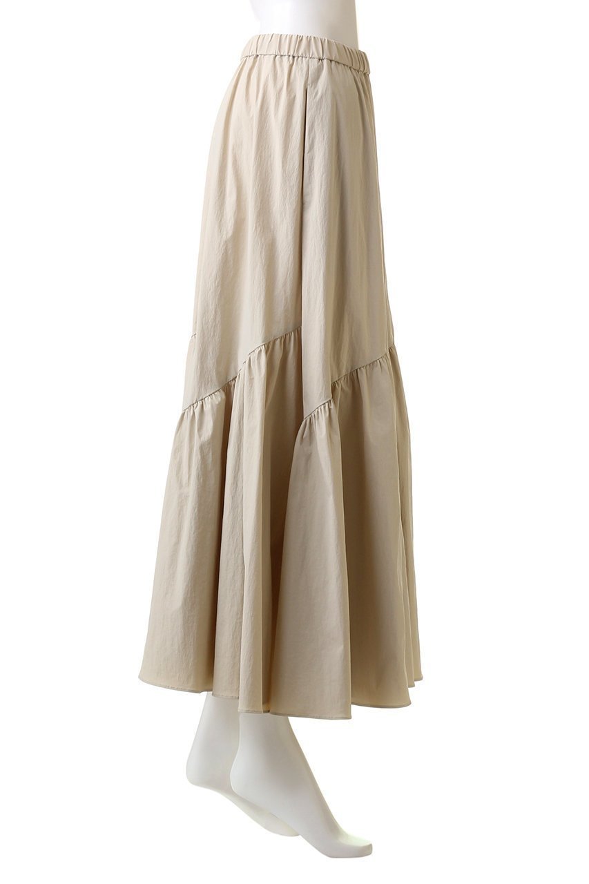 【ハウス オブ ロータス/HOUSE OF LOTUS】のナイロンタスランティアードスカート 人気、トレンドファッション・服の通販 founy(ファニー) 　ファッション　Fashion　レディースファッション　Fashion for Women　スカート　Skirts　ティアードスカート　Tiered Skirts　イレギュラー　Irregular Design　ギャザー　Gathered, Ruffled　ストレッチ　Stretch, Stretchy Fabric　バイアス　Bias, Diagonal Cut　ビンテージ　Vintage, Retro Style　ロング　Long, Long-Length　ワッシャー　Washer, Crinkled Finish　other-3|ID: prp329100003625298 ipo3291000000035691127