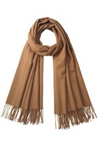 【デミーリー/DEMYLEE】のANNIKA カシミヤフリンジストール ブラウン|ID: prp329100003625385 ipo3291000000035349741