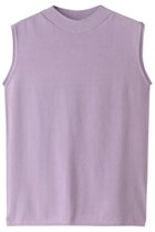 【ネテネ/NETENE】のノースリーブニットT ライラック|ID: prp329100003625392 ipo3291000000037021824