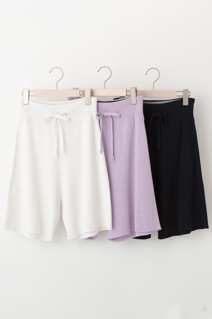 【ネテネ/NETENE】のリブニットショートパンツ 人気、トレンドファッション・服の通販 founy(ファニー) 　ファッション　Fashion　レディースファッション　Fashion for Women　パンツ　Pants & Trousers　ショートパンツ・ハーフパンツ　High-Waisted & Relaxed Shorts　サマー　Summer, Summer Style　ショート　Short, Short Length　フレア　Flare, Flared　other-6|ID: prp329100003625393 ipo3291000000032829740