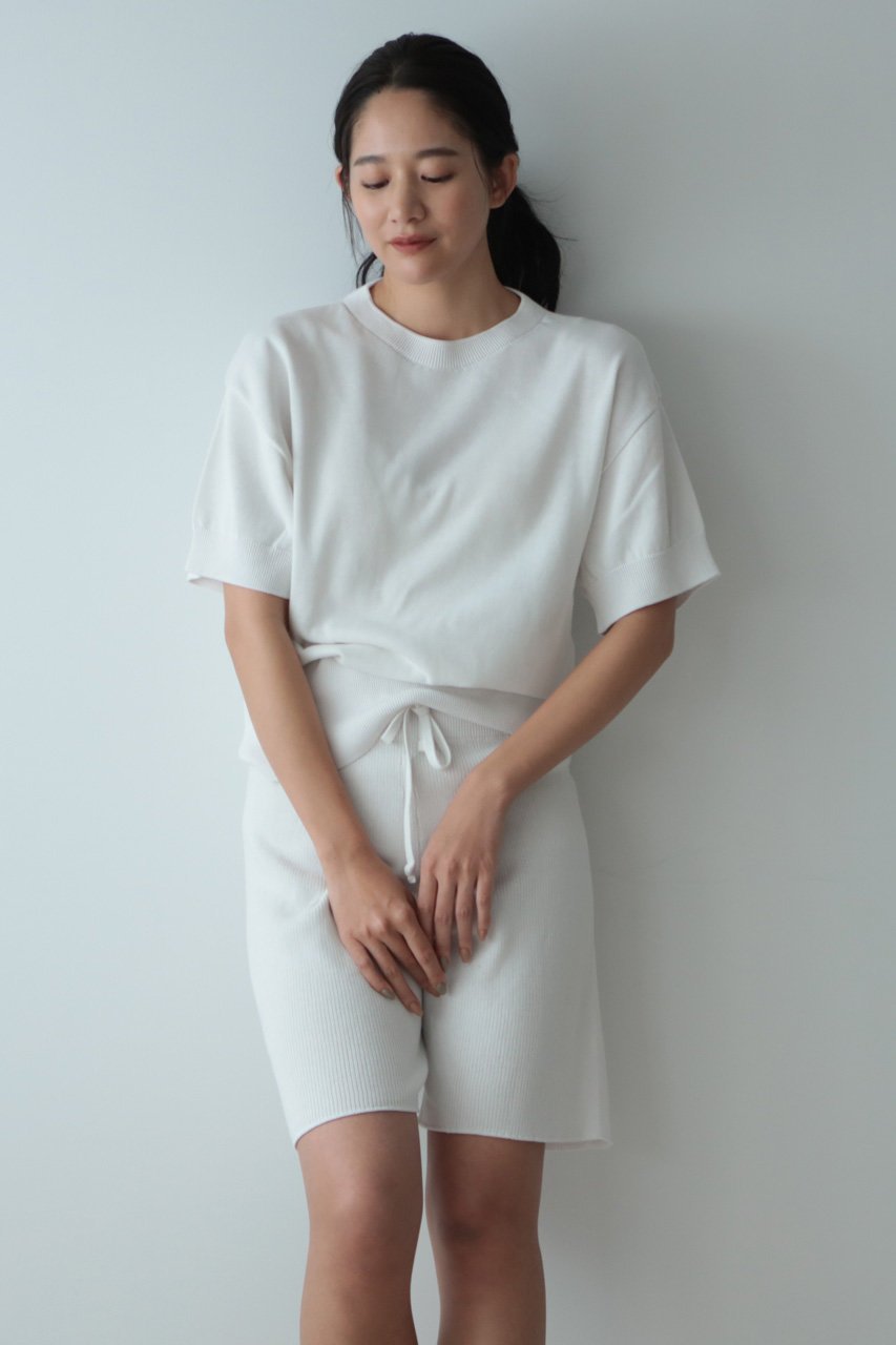 【ネテネ/NETENE】のリブニットショートパンツ 人気、トレンドファッション・服の通販 founy(ファニー) 　ファッション　Fashion　レディースファッション　Fashion for Women　パンツ　Pants & Trousers　ショートパンツ・ハーフパンツ　High-Waisted & Relaxed Shorts　サマー　Summer, Summer Style　ショート　Short, Short Length　フレア　Flare, Flared　other-8|ID: prp329100003625393 ipo3291000000032829742