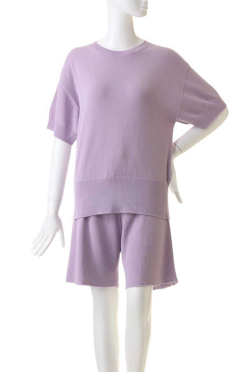 【ネテネ/NETENE】のボーイフレンドニットT 人気、トレンドファッション・服の通販 founy(ファニー) 　ファッション　Fashion　レディースファッション　Fashion for Women　トップス・カットソー　Cut & Sew Tops　ニット　Knit Tops & Sweaters　シャツ・ブラウス・オフィスカジュアル　Elegant Blouses & Button-Ups　ロングTシャツ・Tシャツ　Longline T-Shirts & Tees　カットソー・ベーシックTシャツ　Cut-and-Sewn Tops / Stretch Tees & Basics　ショート　Short, Short Length　スリーブ　Sleeve, Long Sleeve / Short Sleeve　ベーシック　Basic, Essential　ワイド　Wide, Wide Fit　other-2|ID: prp329100003625394 ipo3291000000032848100
