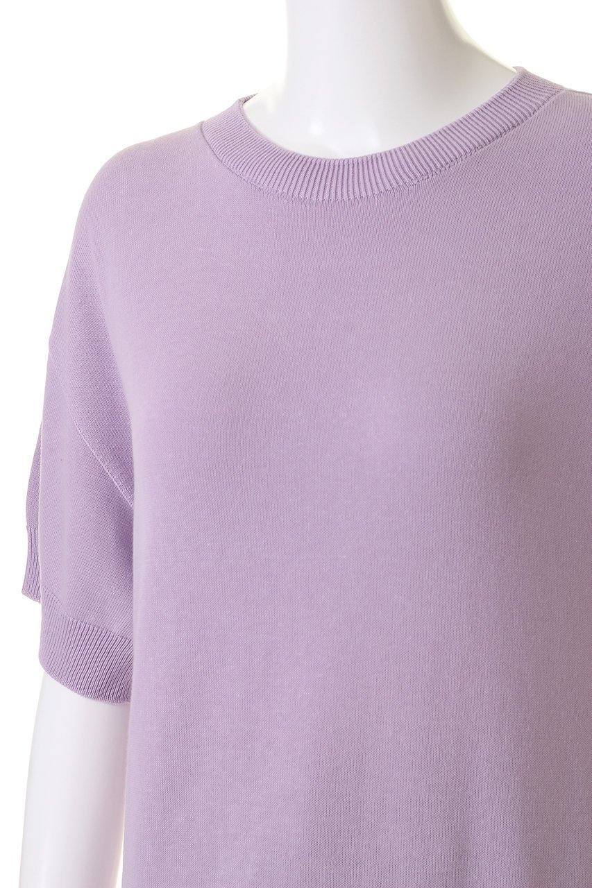【ネテネ/NETENE】のボーイフレンドニットT 人気、トレンドファッション・服の通販 founy(ファニー) 　ファッション　Fashion　レディースファッション　Fashion for Women　トップス・カットソー　Cut & Sew Tops　ニット　Knit Tops & Sweaters　シャツ・ブラウス・オフィスカジュアル　Elegant Blouses & Button-Ups　ロングTシャツ・Tシャツ　Longline T-Shirts & Tees　カットソー・ベーシックTシャツ　Cut-and-Sewn Tops / Stretch Tees & Basics　ショート　Short, Short Length　スリーブ　Sleeve, Long Sleeve / Short Sleeve　ベーシック　Basic, Essential　ワイド　Wide, Wide Fit　other-5|ID: prp329100003625394 ipo3291000000032848116