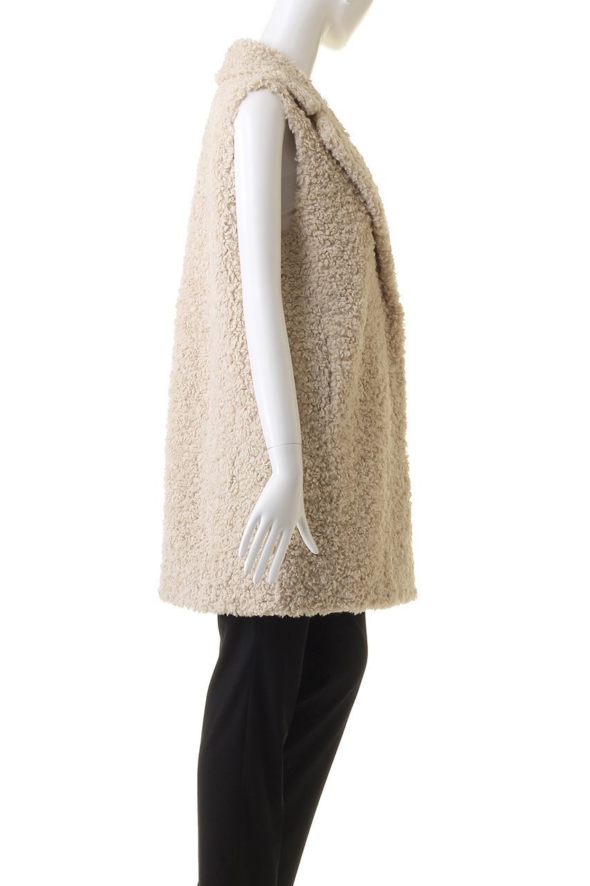 【スリー ドッツ/three dots】のプードルボア テーラードベスト 人気、トレンドファッション・服の通販 founy(ファニー) 　ファッション　Fashion　レディースファッション　Fashion for Women　アウター　Coat / Outerwear Collection　レディースジャケット・軽アウター　Jackets　インナー　Innerwear　シンプル　Simple, Minimal　ジャケット　Jacket, Outerwear　ベスト　Vest, Waistcoat　モコモコ　Fuzzy, Fluffy　ロング　Long, Long-Length　冬　Winter / This Winter　秋　Autumn　A/W・秋冬　Autumn/Winter　other-3|ID: prp329100003625396 ipo3291000000032929857