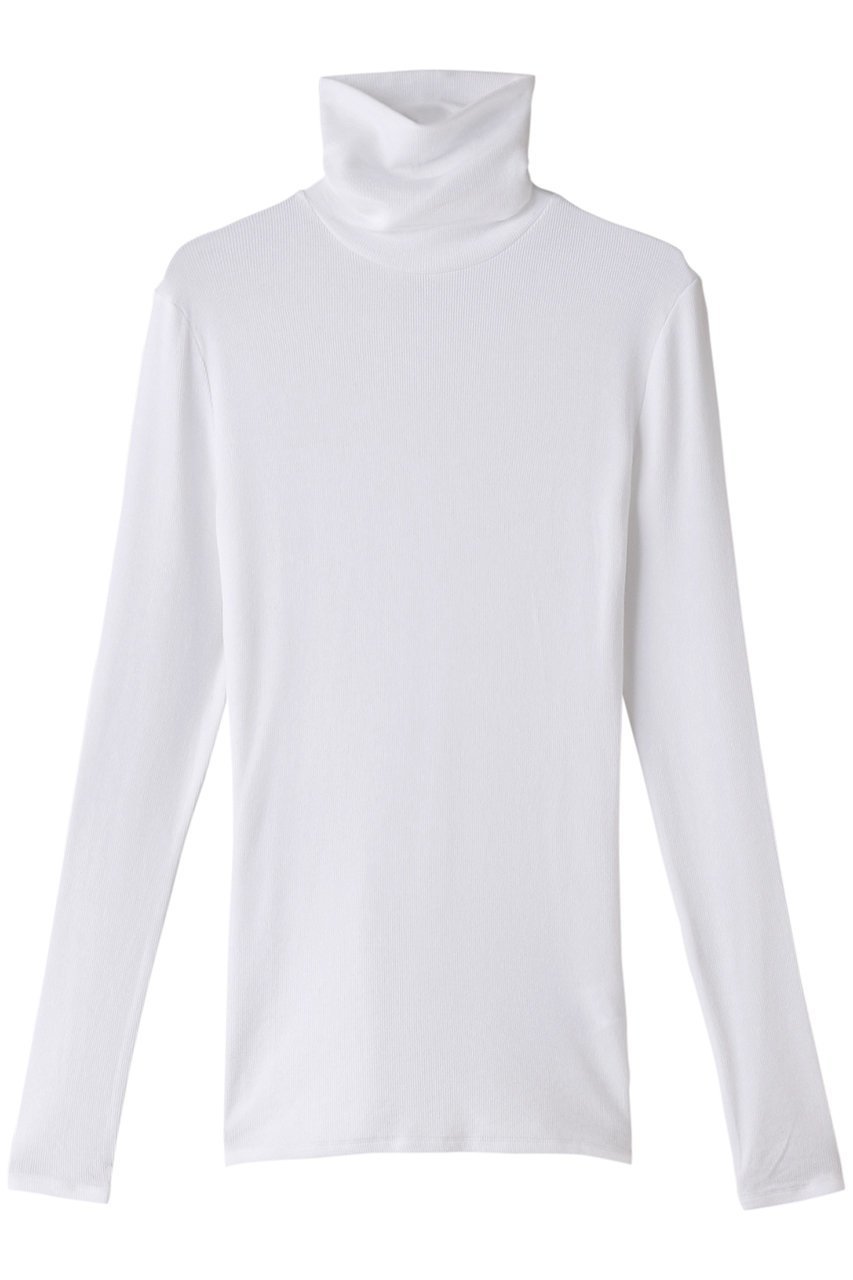 【スリー ドッツ/three dots】のリブジャージー タートルトップ 人気、トレンドファッション・服の通販 founy(ファニー) 　ファッション　Fashion　レディースファッション　Fashion for Women　トップス・カットソー　Cut & Sew Tops　シャツ・ブラウス・オフィスカジュアル　Elegant Blouses & Button-Ups　ロングTシャツ・Tシャツ　Longline T-Shirts & Tees　カットソー・ベーシックTシャツ　Cut-and-Sewn Tops / Stretch Tees & Basics　とろみ　Fluid, Flowy Fabric　インナー　Innerwear　シンプル　Simple, Minimal　スリーブ　Sleeve, Long Sleeve / Short Sleeve　タートル　Turtleneck, Turtle Collar　タートルネック　Turtleneck, High Neck　ロング　Long, Long-Length　 other-1|ID: prp329100003625397 ipo3291000000032891623