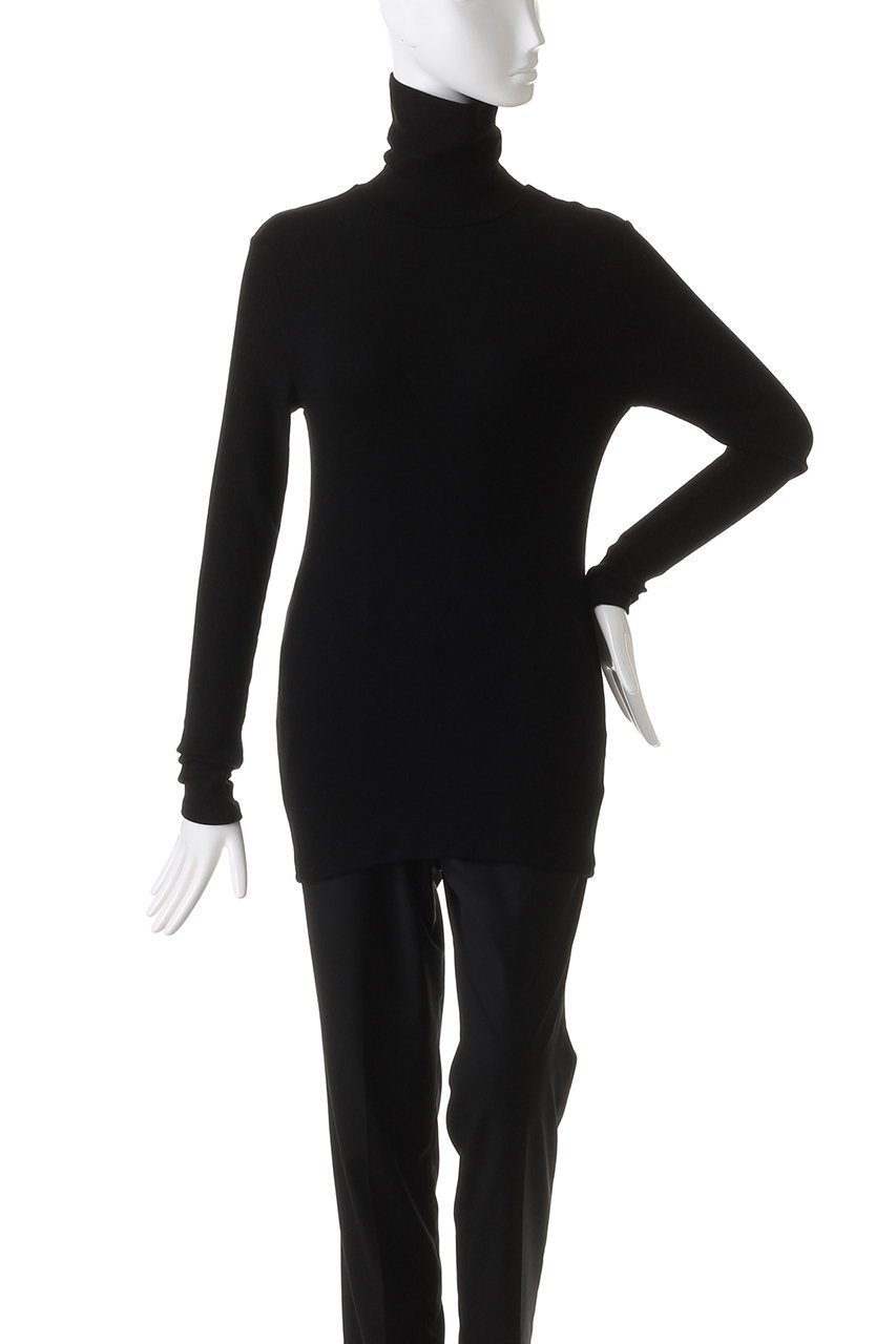 【スリー ドッツ/three dots】のリブジャージー タートルトップ 人気、トレンドファッション・服の通販 founy(ファニー) 　ファッション　Fashion　レディースファッション　Fashion for Women　トップス・カットソー　Cut & Sew Tops　シャツ・ブラウス・オフィスカジュアル　Elegant Blouses & Button-Ups　ロングTシャツ・Tシャツ　Longline T-Shirts & Tees　カットソー・ベーシックTシャツ　Cut-and-Sewn Tops / Stretch Tees & Basics　とろみ　Fluid, Flowy Fabric　インナー　Innerwear　シンプル　Simple, Minimal　スリーブ　Sleeve, Long Sleeve / Short Sleeve　タートル　Turtleneck, Turtle Collar　タートルネック　Turtleneck, High Neck　ロング　Long, Long-Length　other-2|ID: prp329100003625397 ipo3291000000032891637