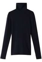 【スリー ドッツ/three dots】のリブジャージー タートルトップ ネイビー|ID: prp329100003625397 ipo3291000000036009337