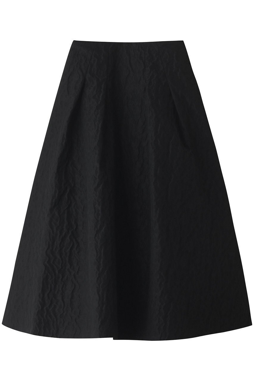 【デザイン ワークス/DESIGN WORKS】の膨れJQタックスカート インテリア・キッズ・メンズ・レディースファッション・服の通販 founy(ファニー) 　ファッション　Fashion　レディースファッション　WOMEN　スカート　Skirt　ロングスカート　Long Skirt　シェイプ　Shape　トレンド　Trend　フェミニン　Feminine　ロング　Long　ブラック|ID: prp329100003625423 ipo3291000000023826387