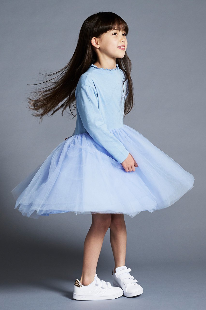 【アミカ/AMICA / KIDS】の【Baby&Kids】チュチュT-ドレス インテリア・キッズ・メンズ・レディースファッション・服の通販 founy(ファニー) 　ファッション　Fashion　キッズファッション　Fashion for Kids　ワンピース　Dresses　おすすめ　Recommended / Our Picks　チュール　Tulip, Tulip Motif　ドレス　Dress, One-Piece　今季　This Season, Current Season　ブルー(4Y-6Y)|ID: prp329100003625439 ipo3291000000032843846